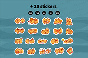 Pumpkin Friends Bundle, a Food Illustration by Palau (Thumbnail 9 of 9)