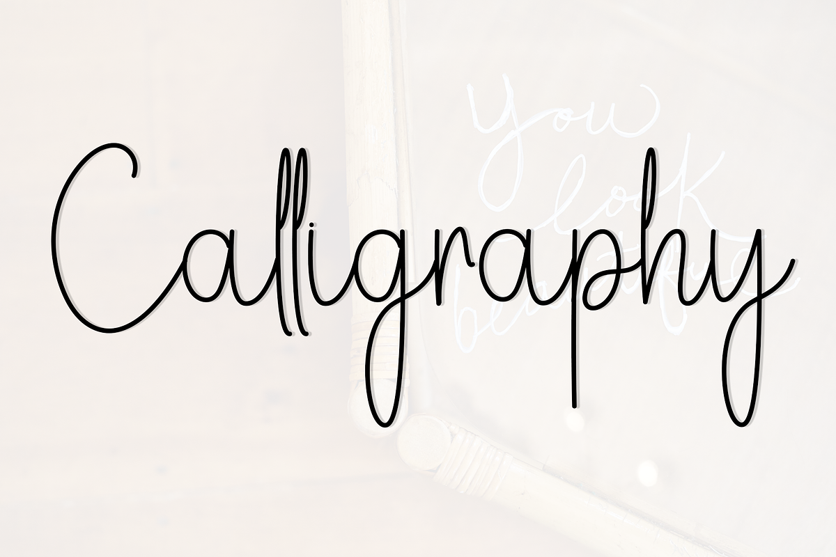 Beauty Handwriting, a Handwritten Font by FreshTypeINK (Photo 5 of 8)
