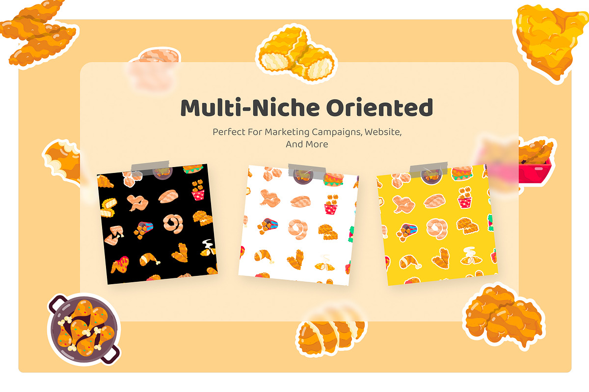 Flat Chicken Stickers, a Duotone Icon by Vectors Market (Photo 4 of 5)