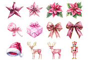 Vintage Pink Christmas, an Illustration by Design Market (Thumbnail 3 of 4)