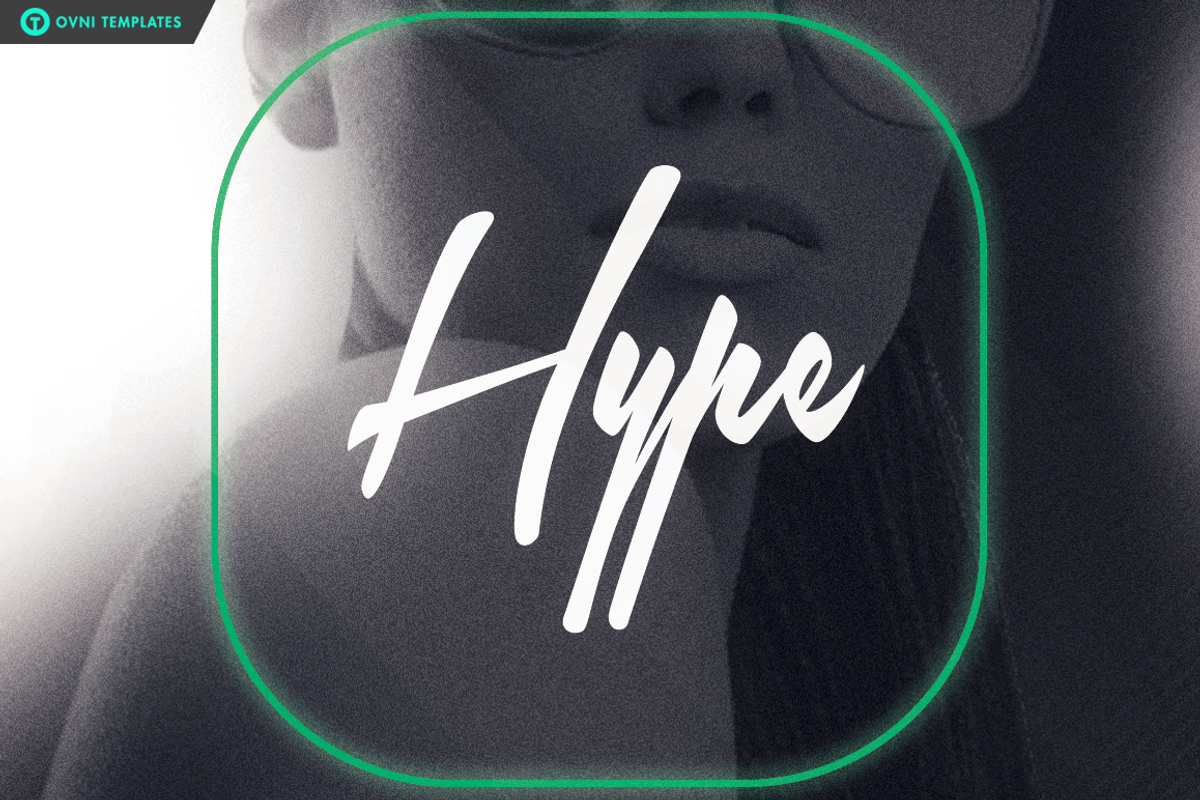 4in1 HYPE Flyer Template, a Flyer Template by OVNI-TEMPLATES (Photo 4 of 4)