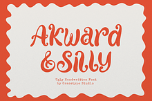 Akward Silly | Handwritten Font