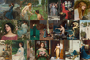 John William Waterhouse, a Person Illustration by Digital Museum (Thumbnail 1 of 4)