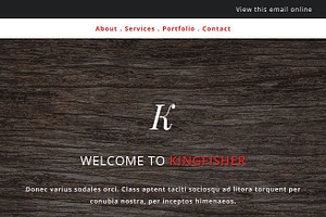 KingFisher-Responsive Email Template