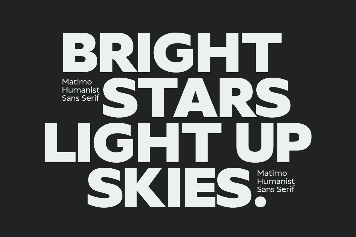 Matimo Humanist Sans Serif, a Sans Serif Font by Yukita Creative (Photo 2 of 11)
