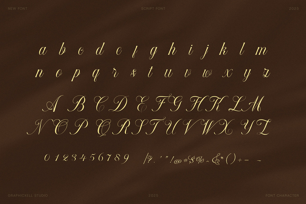 Radiust Luxury Swash Script Font, a Script Font by Graphicxell (Photo 7 of 8)