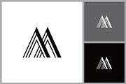 Modern Wide Letter M Symbol, a Branding & Logo Template by quadrazo (Thumbnail 2 of 2)