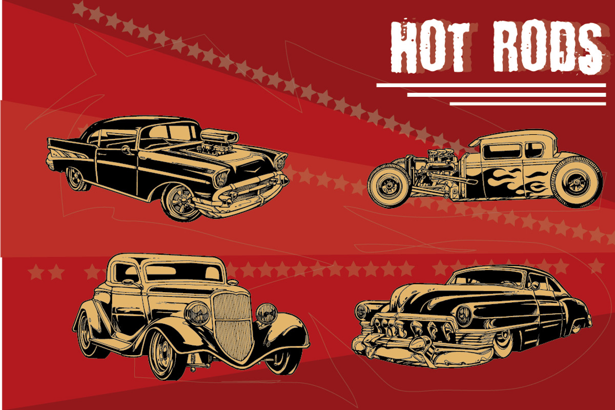HOT RODS, an Object Graphic by SteveKnerem (Photo 1 of 2)