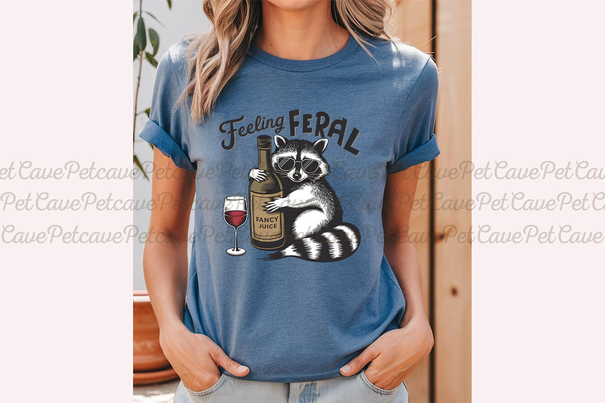 Raccoon Shenanigans Funny PNG Bundle, a Graphic by Pet Cave (Photo 2 of 10)