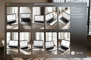 MacBook Mockup Bundle (10 PSD), a Mac Mockup by Mocktopia (Thumbnail 2 of 9)