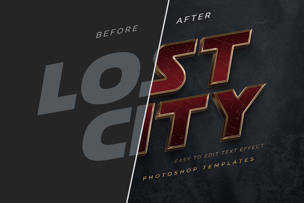 Gold and Silver Outline Text Effect, a Layer Style Add-On by Andrew Skoch Design (Photo 2 of 7)