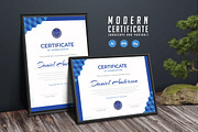 580. Modern Certificate Template, a Stationery Template by CreativeRezwan (Thumbnail 3 of 3)