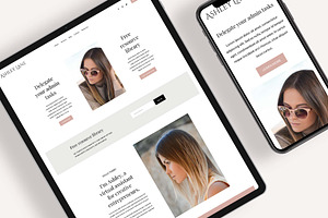 Squarespace 7.1 Template Kit: Ashley