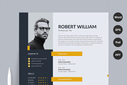 Modern Resume Template CV, a Resume Template by Aspect_Studio (Thumbnail 2 of 3)