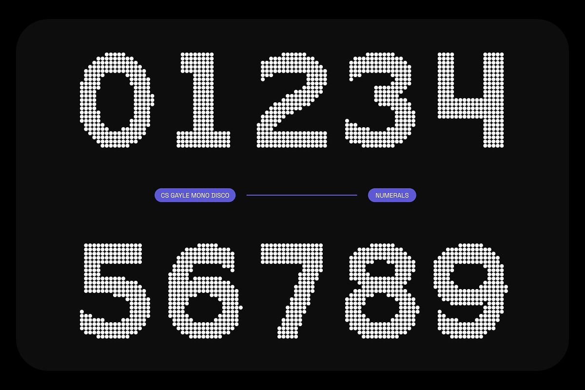 CS Gayle Mono Disco, a Sans Serif Font by Craft Supply Co. (Photo 3 of 8)