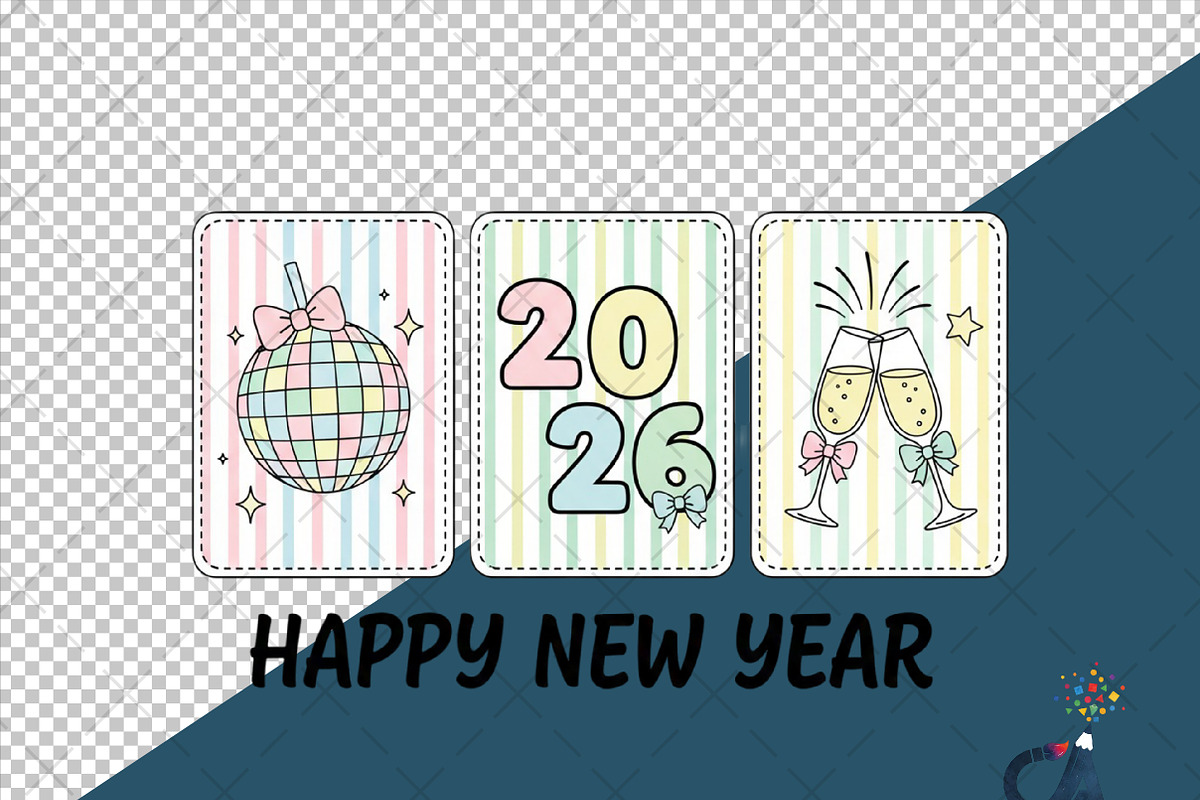 Happy New Year 2026 Frame PNG, an Illustration by Creative Art (Photo 6 of 6)