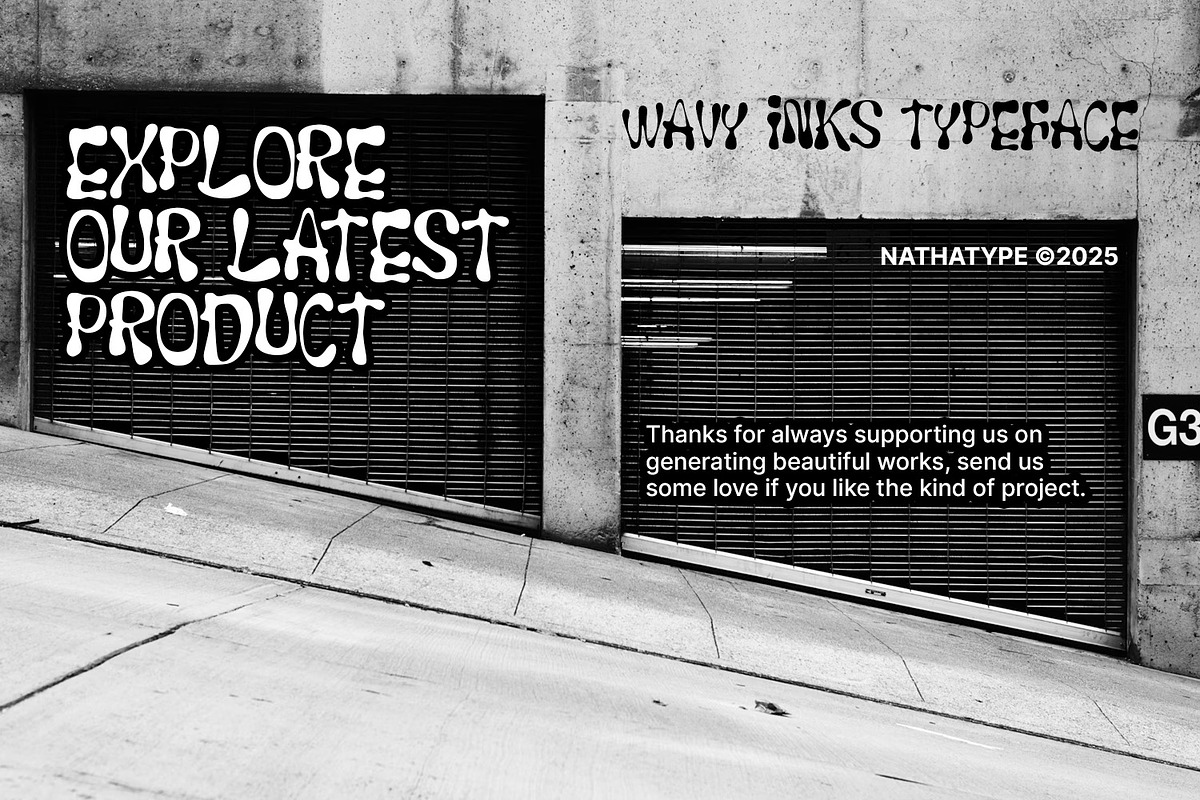 Wavy Inks, a Handwritten Font by Nathatype (Photo 11 of 11)