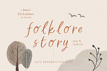 Folklore Story - Cute Font (+BONUS)