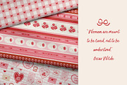 Romantic bows, frames, patterns, a Pattern Graphic by Cozy pattern shop (Thumbnail 4 of 10)