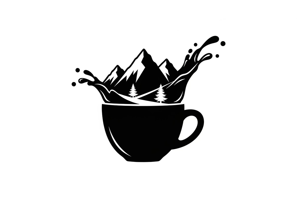 Mountain Coffee Cup Design Bundle, an Illustration by yasushie (Photo 15 of 31)