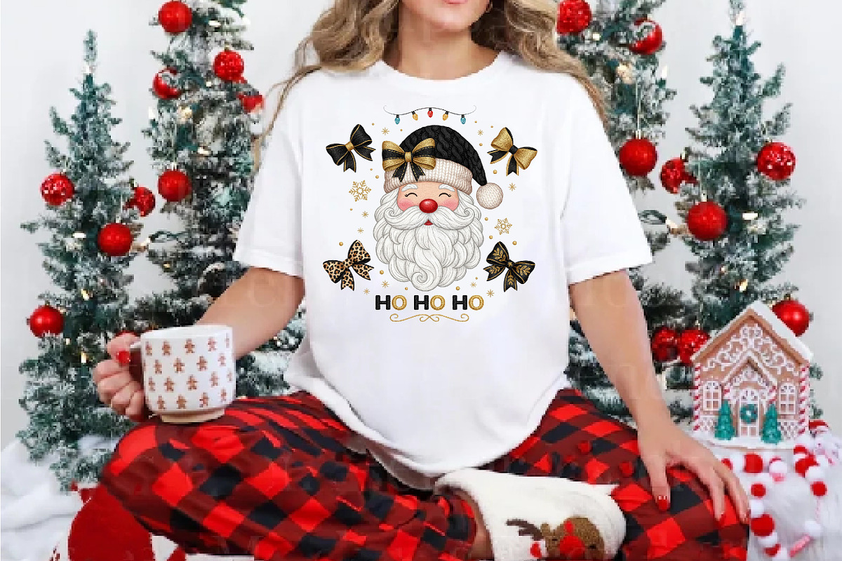 Chunky Yarn Christmas Ho Ho Ho PNG, an Illustration by DreamArtGraphic (Photo 4 of 6)