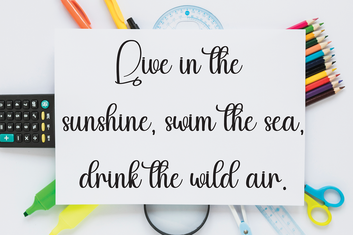 Babytime | Script Font, a Handwritten Font by Scratchones (Photo 5 of 9)