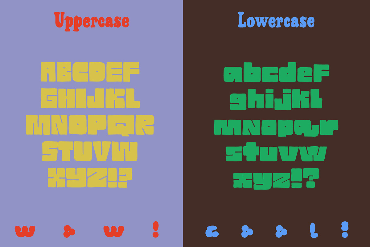 Blockie - Hand-lettered Display Font, a Font by Studio Funshop by Kelli (Photo 3 of 13)