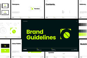 Paralax - Brand Guideline KEY, a Presentation Template by Creatorism