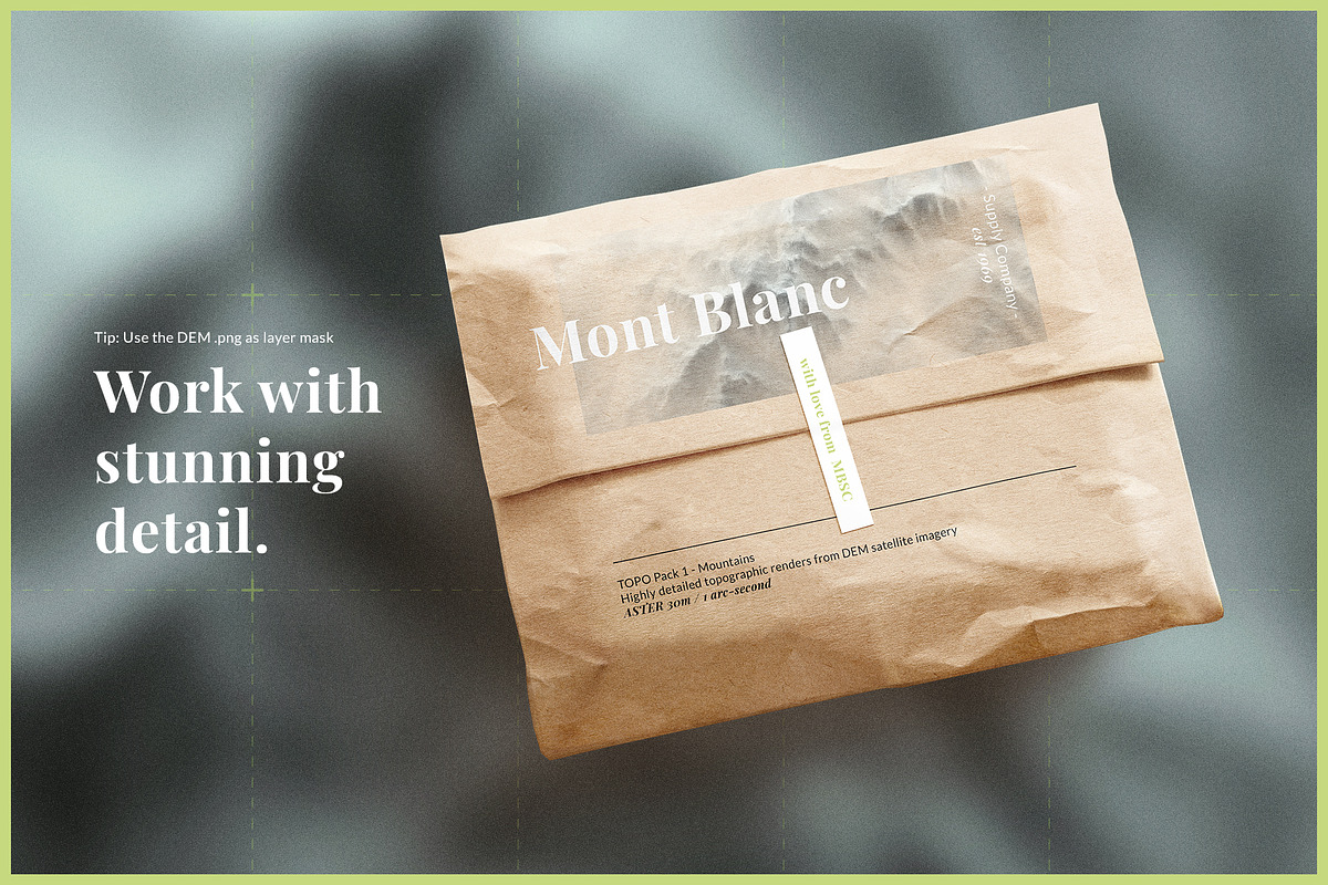 TOPO 1 - Mountains, an Object Graphic by maximakesthings (Photo 5 of 6)