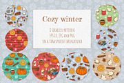 Cozy winter, a Seasonal Illustration by HmarkaShop (Thumbnail 3 of 3)