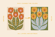 Retro Posters Groovy Flower Market, a Decorative Illustration by Ayya Studio (Thumbnail 16 of 16)