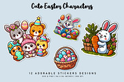 Cute Easter Characters, a Seasonal Illustration by Digital Art Creations (Thumbnail 2 of 6)