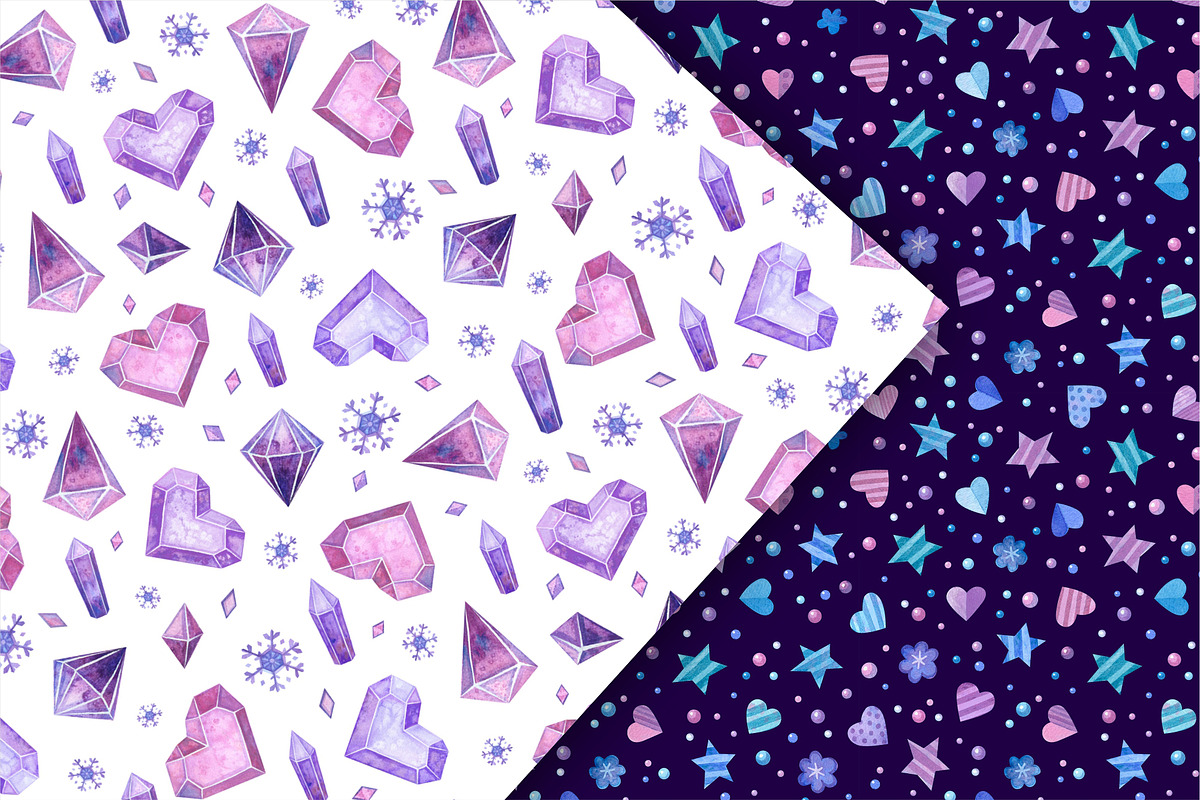Frozen Tale Clipart & Patterns, an Illustration by Valin Malin (Photo 10 of 11)