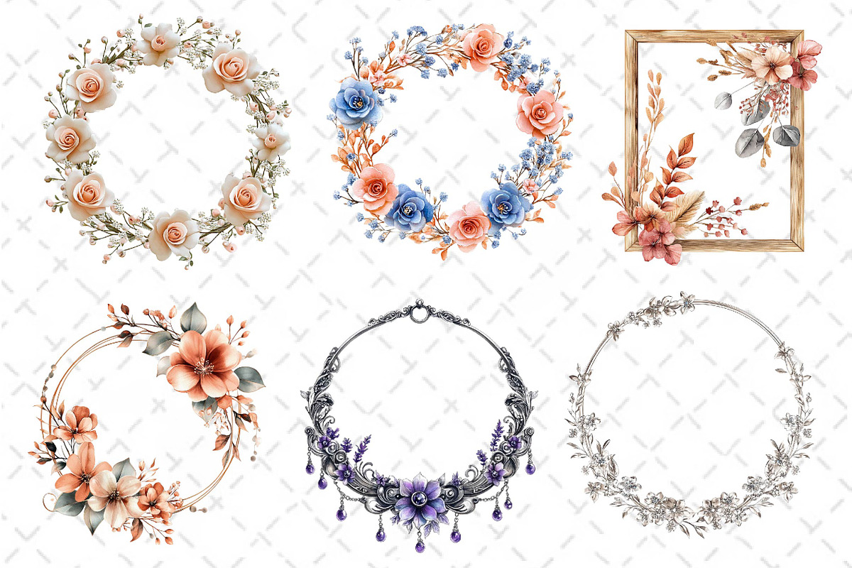 Wedding Photo Frames Clipart, an Illustration by Dream Creation (Photo 6 of 6)