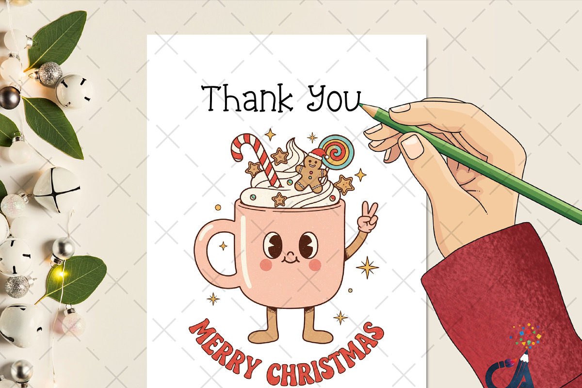 Merry Christmas Cup PNG, an Illustration by Creative Art (Photo 2 of 6)