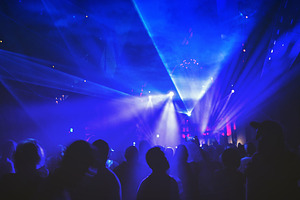 Dancing to the DJ in the Lights