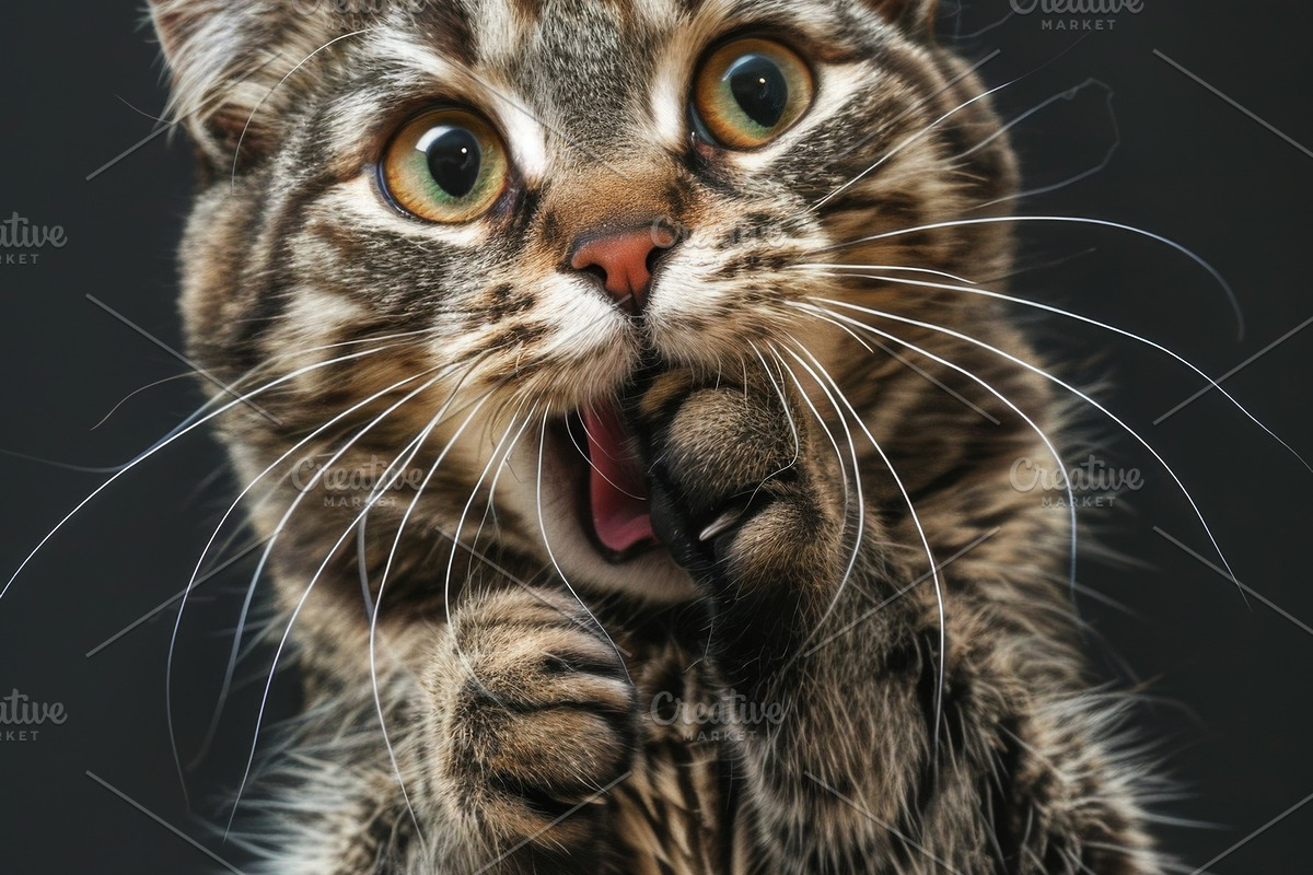 236 surprised animals, an Animal Photo by Handmadefont (Photo 30 of 241)