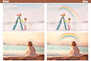 30 real fairy Rainbow Photo overlay, a Layer Style Add-On by OverlayBox (Thumbnail 2 of 5)