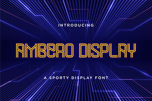 Ambero - Sporty Modern Display Font