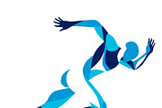 Set of stylized people in sport, an Illustration by Infinity Creativity (Thumbnail 8 of 21)