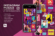 Colorful - Instagram Puzzle Feed, a Social Media Template by Plan B (Thumbnail 1 of 6)