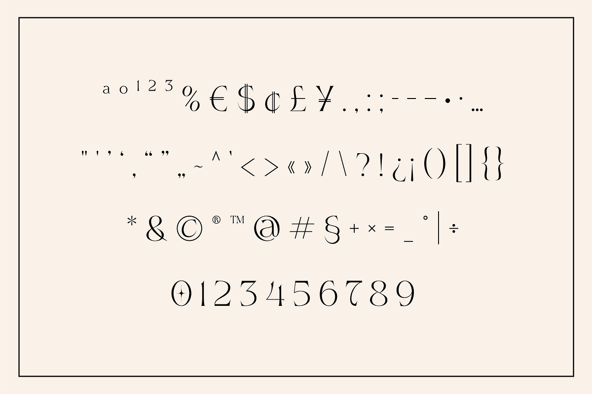 Onteal - Serif Display Ligature Font, a Serif Font by Vesvocrea (Photo 8 of 9)
