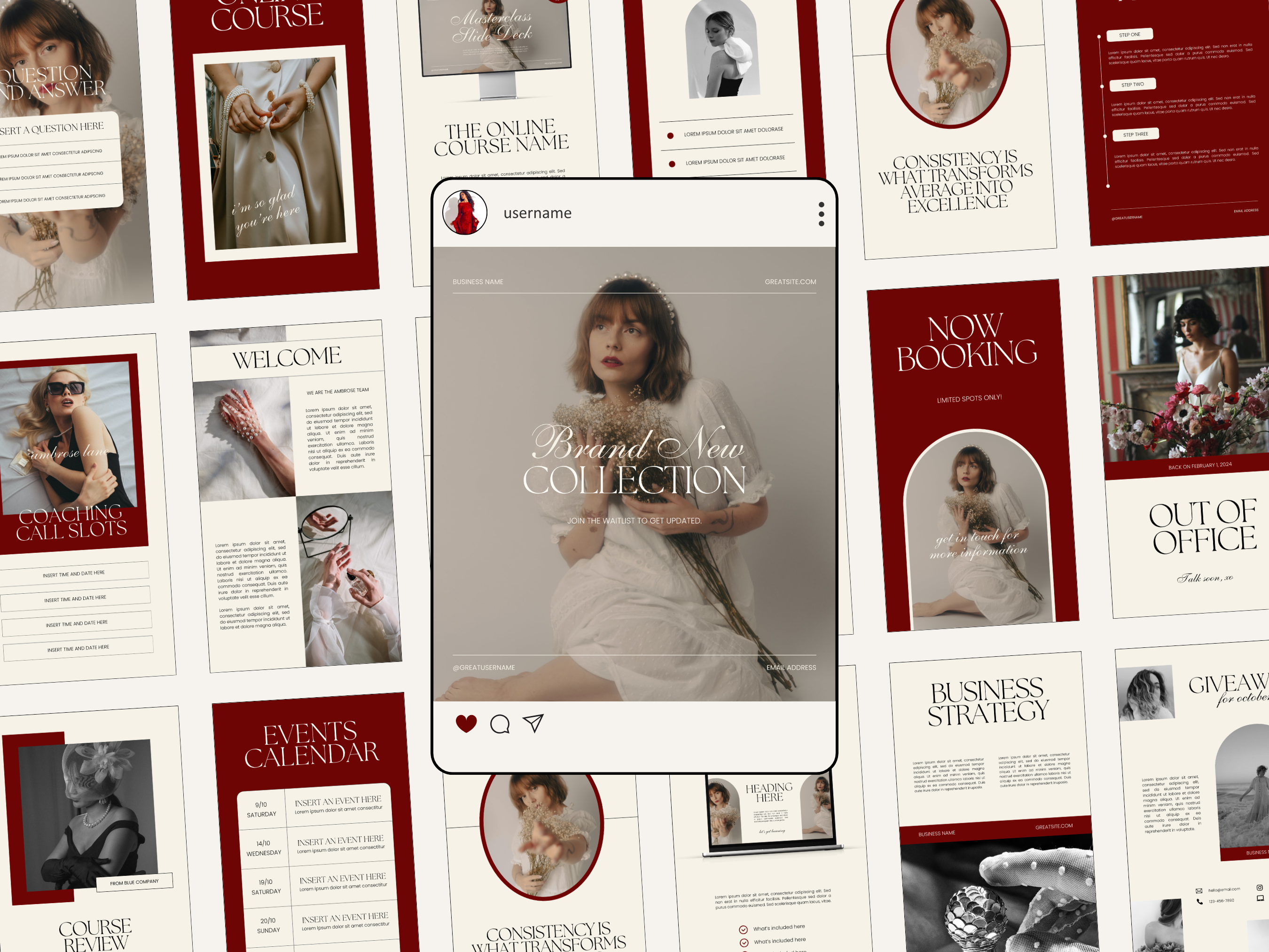 Modern Instagram Stories Posts Canva, a Social Media Template by ...
