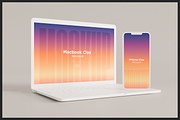 Macbook and iPhone Clay Mockup, a Mac Mockup by Muhazdinata (Thumbnail 7 of 8)