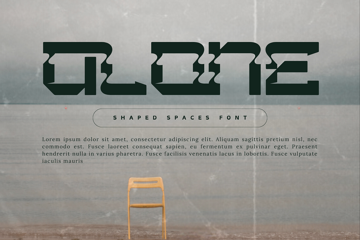 Shaped Spaces - Futuristic Font, a Sans Serif Font by 177Studio (Photo 6 of 8)