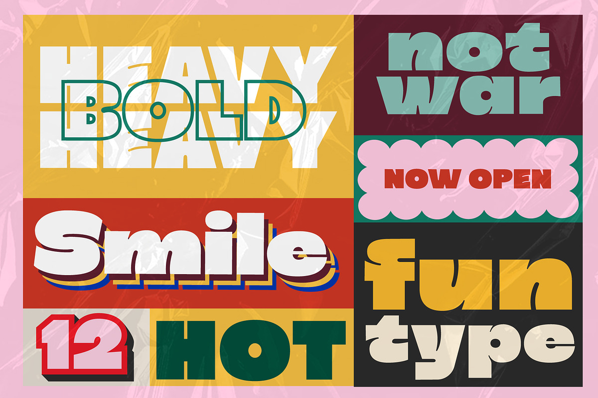 Kafu - Heavy Bold Playful Font, a Sans Serif Font by StoricType (Photo 3 of 18)