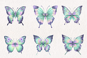 Spring Butterfly Clipart, an Illustration by CreationArt (Thumbnail 4 of 7)