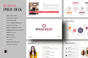 Pitch Deck PowerPoint Template, a Presentation Template by White Graphic (Thumbnail 2 of 13)