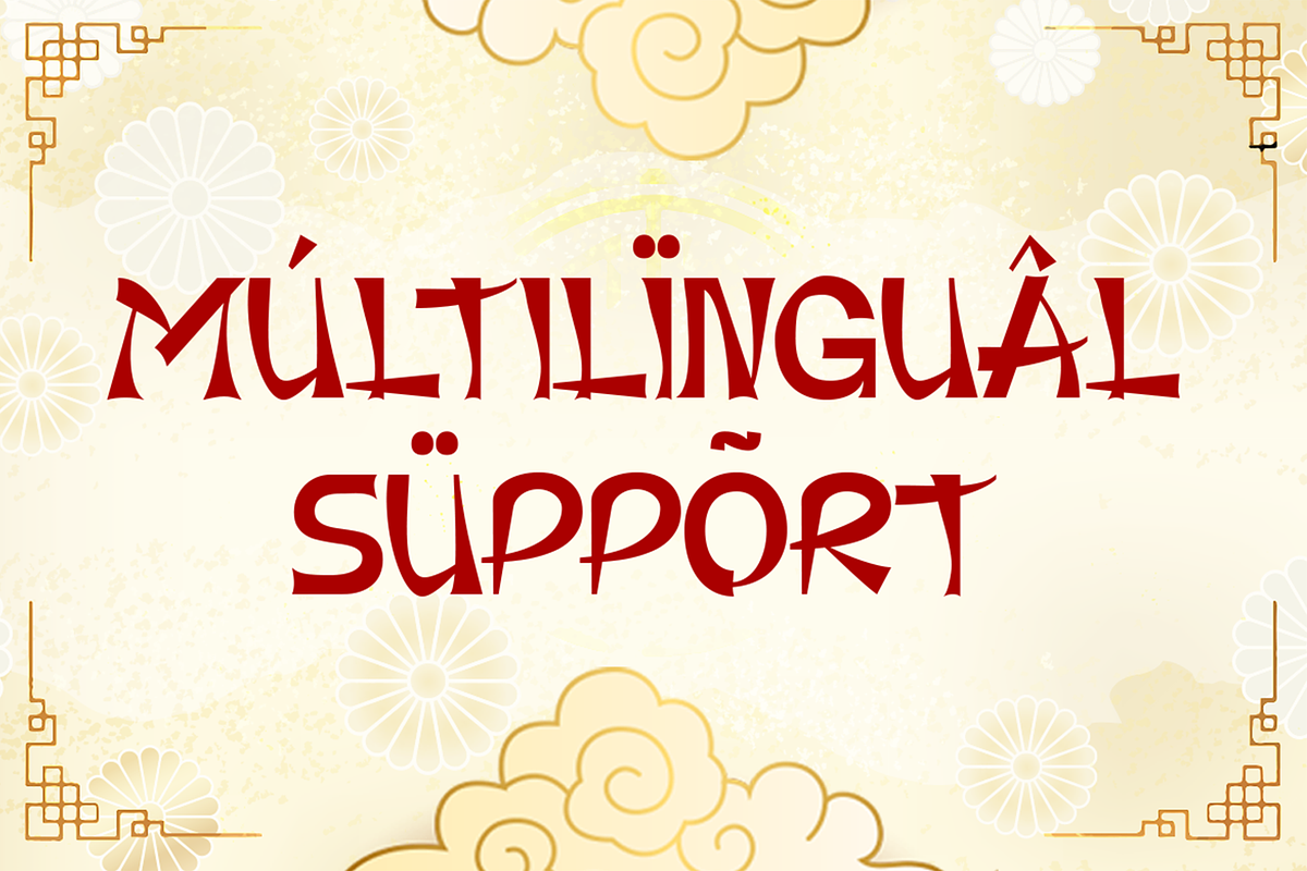 Zilong - Oriental Chinese Font, a Font by Pekotype (Photo 5 of 15)
