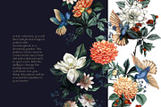 Seamless patterns Hummingbird Blooms, a Pattern Graphic by Yana Dobrik (Thumbnail 9 of 14)